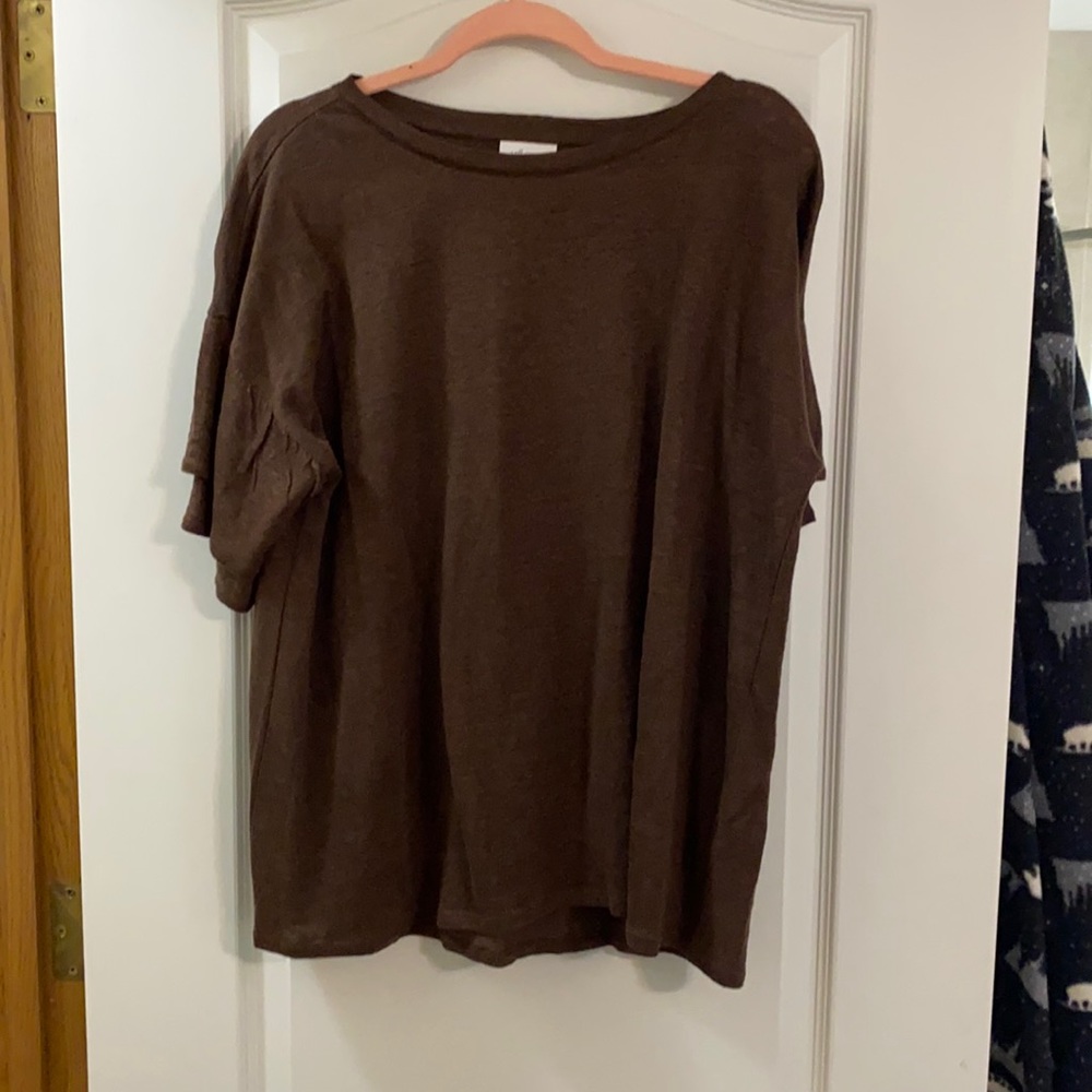 J jill brown top